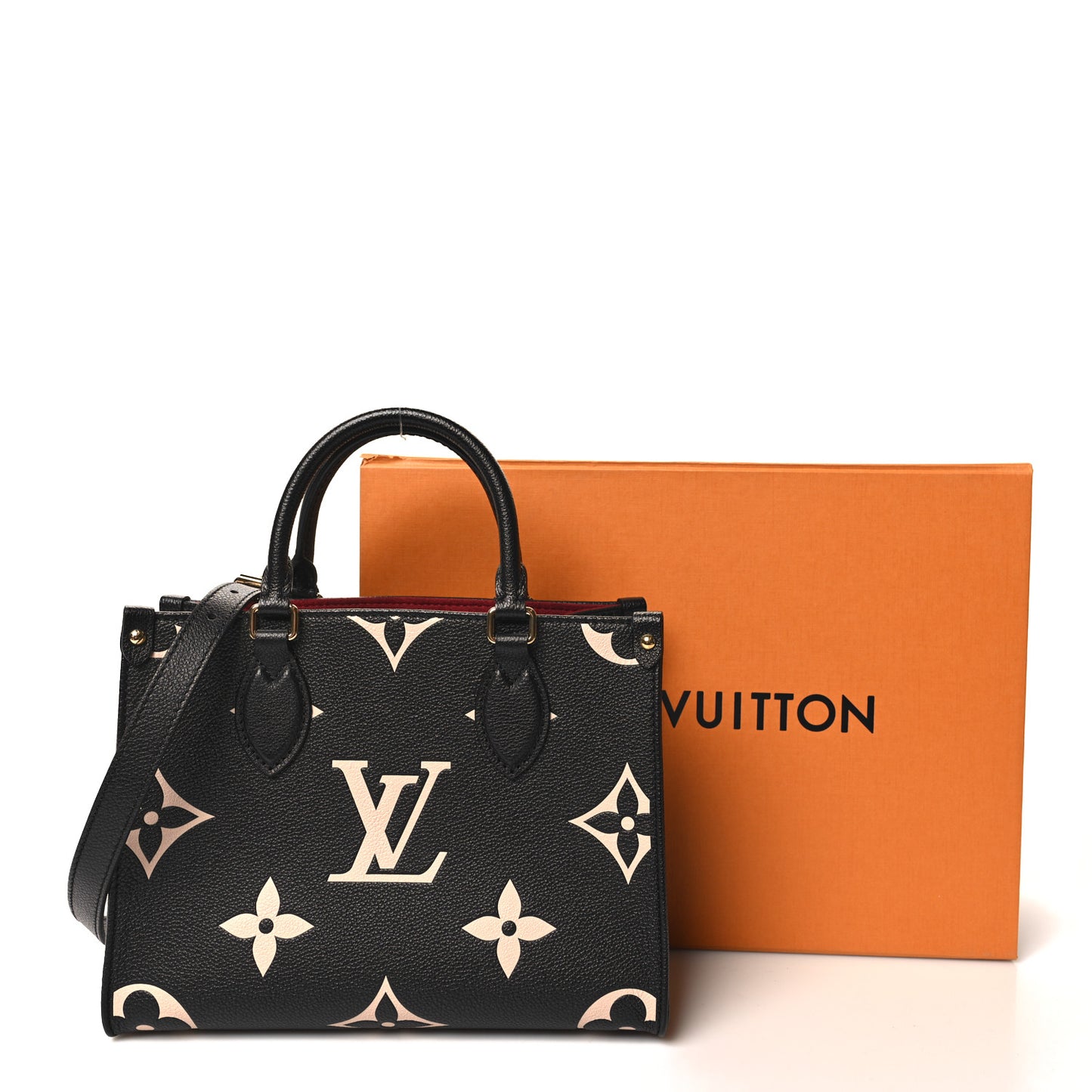 Empreinte Monogram Giant Onthego PM Black Beige