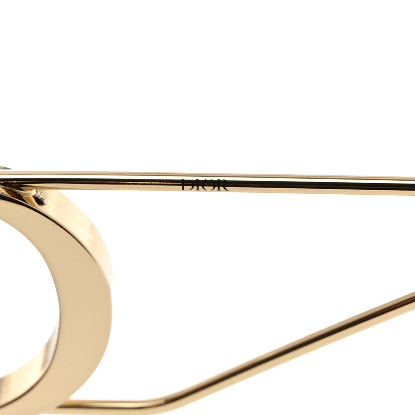 Metal Square 30 Montaigne S7U Sunglasses Gold