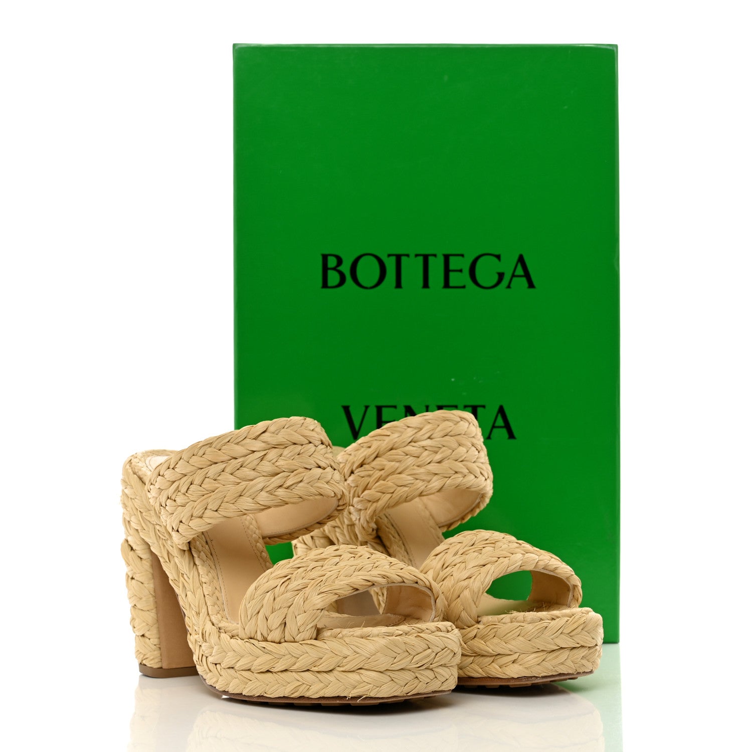 Bottega Veneta Trinity Weave Canalazzo Sandals 41 Cane Sugar 9 of 9