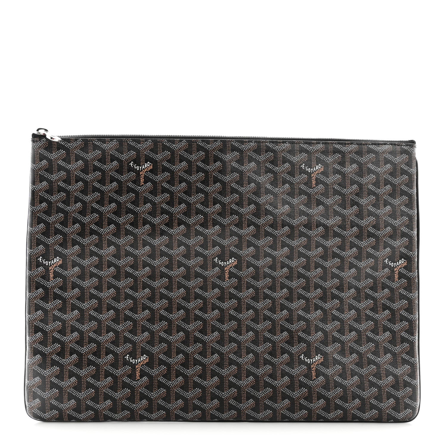 Goyard Goyardine Senat Pochette GM Black 1 of 8