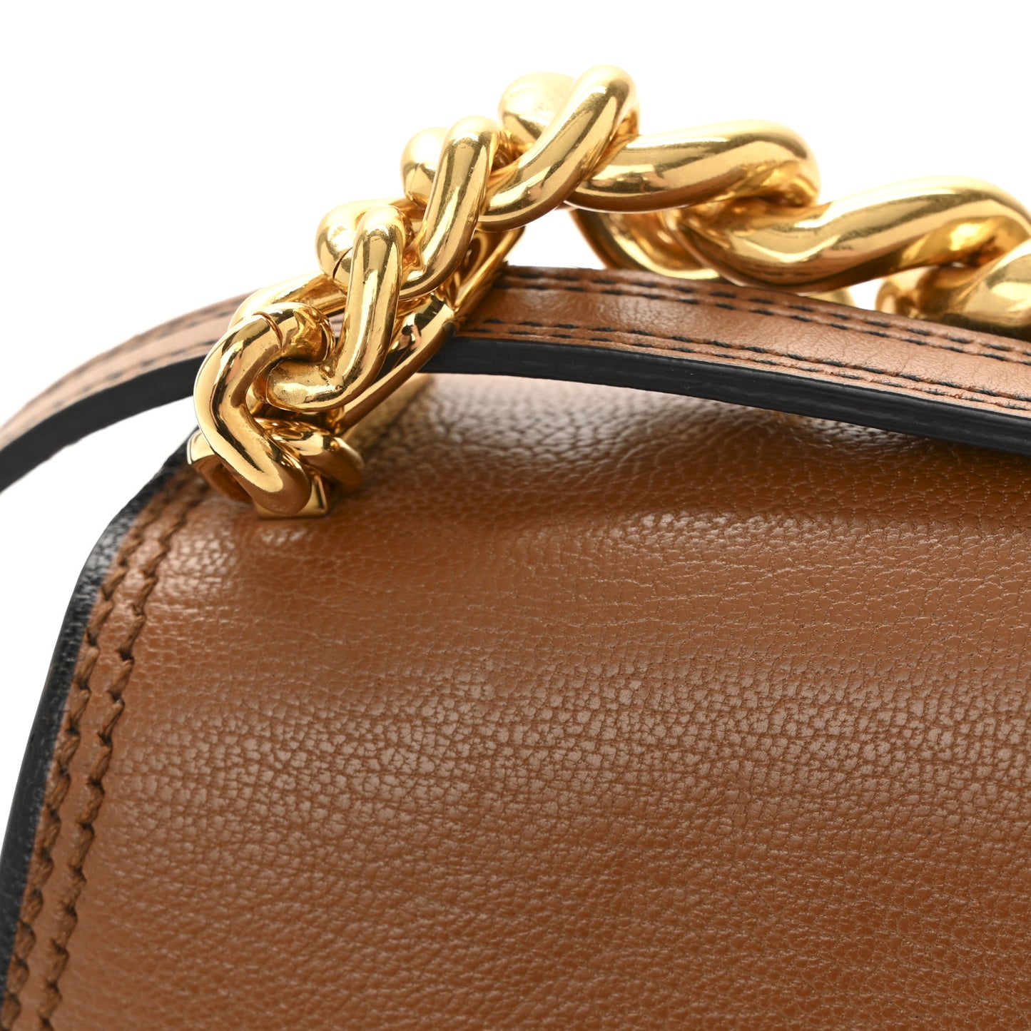 Goatskin Madras Dahlia Satchel Brandy
