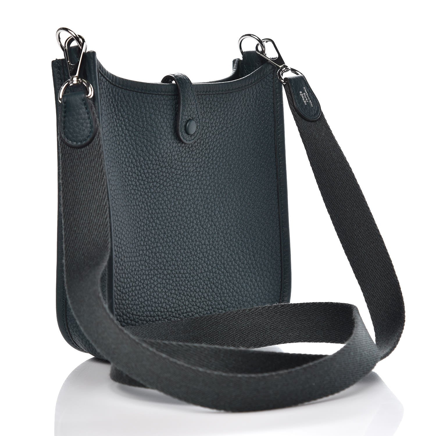 Hermes Taurillon Clemence Amazone Evelyne TPM Vert Cypress 3 of 9
