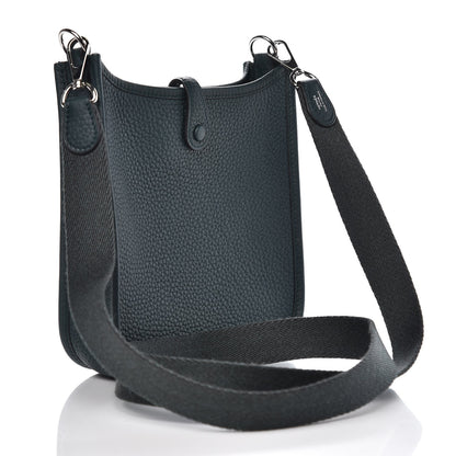 Hermes Taurillon Clemence Amazone Evelyne TPM Vert Cypress 3 of 9
