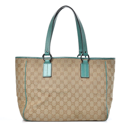 Gucci Monogram Small Tote Turquoise 1 of 19