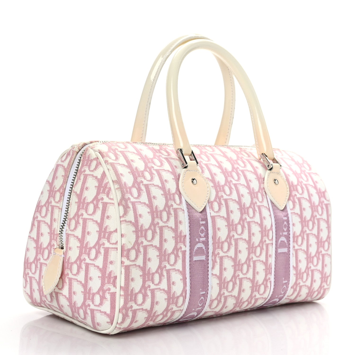 Christian Dior Monogram Girly Boston Pink 3 of 9