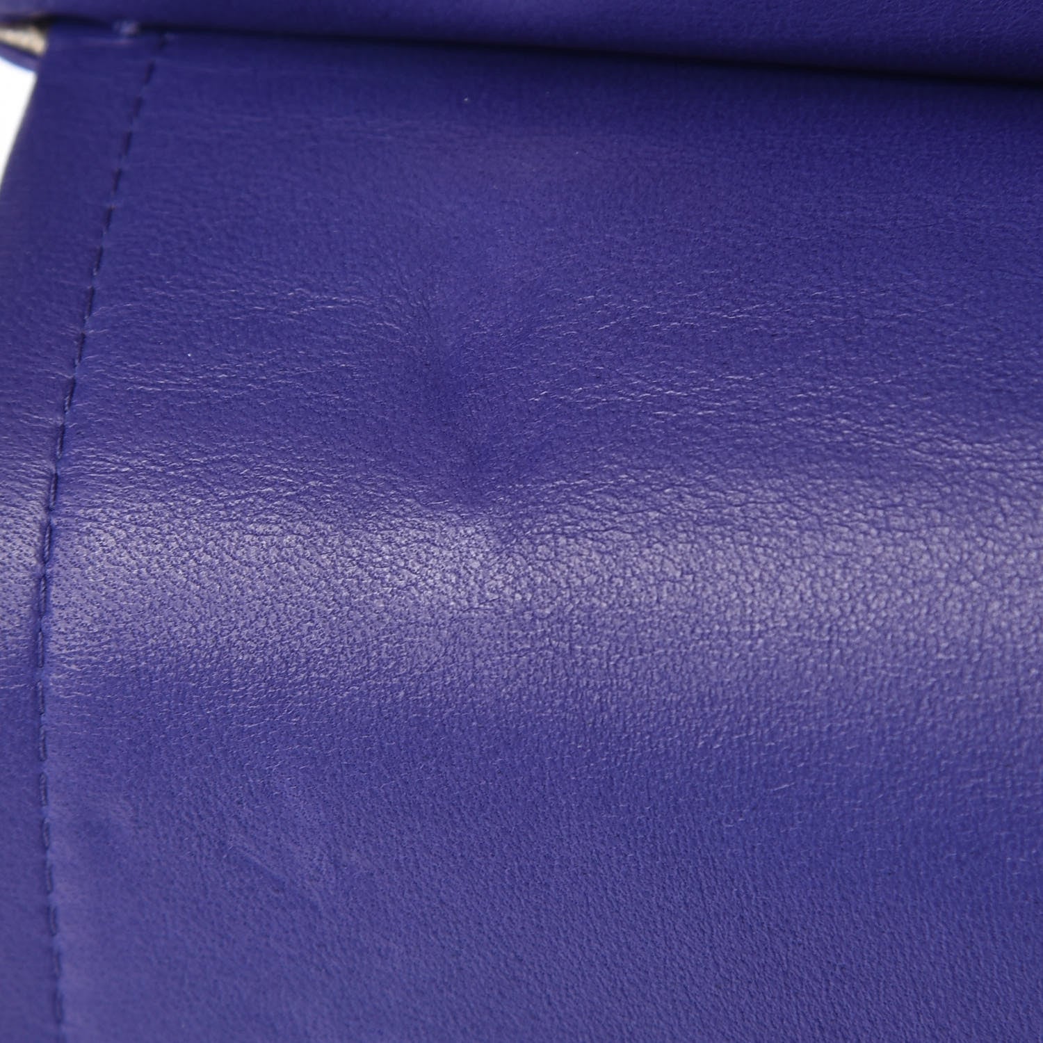 Chanel Lambskin Quilted Medium Double Flap Dark Purple 9 of 11