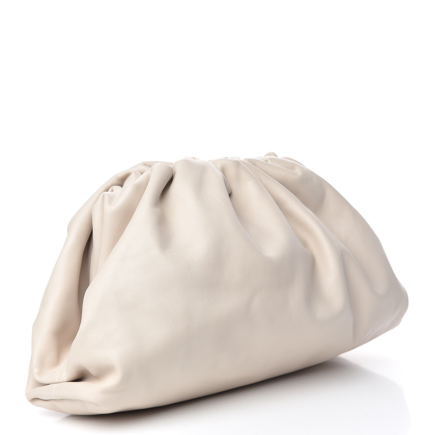 Bottega Veneta Smooth Butter Calf The Pouch Oversized Clutch Mist 3 of 10