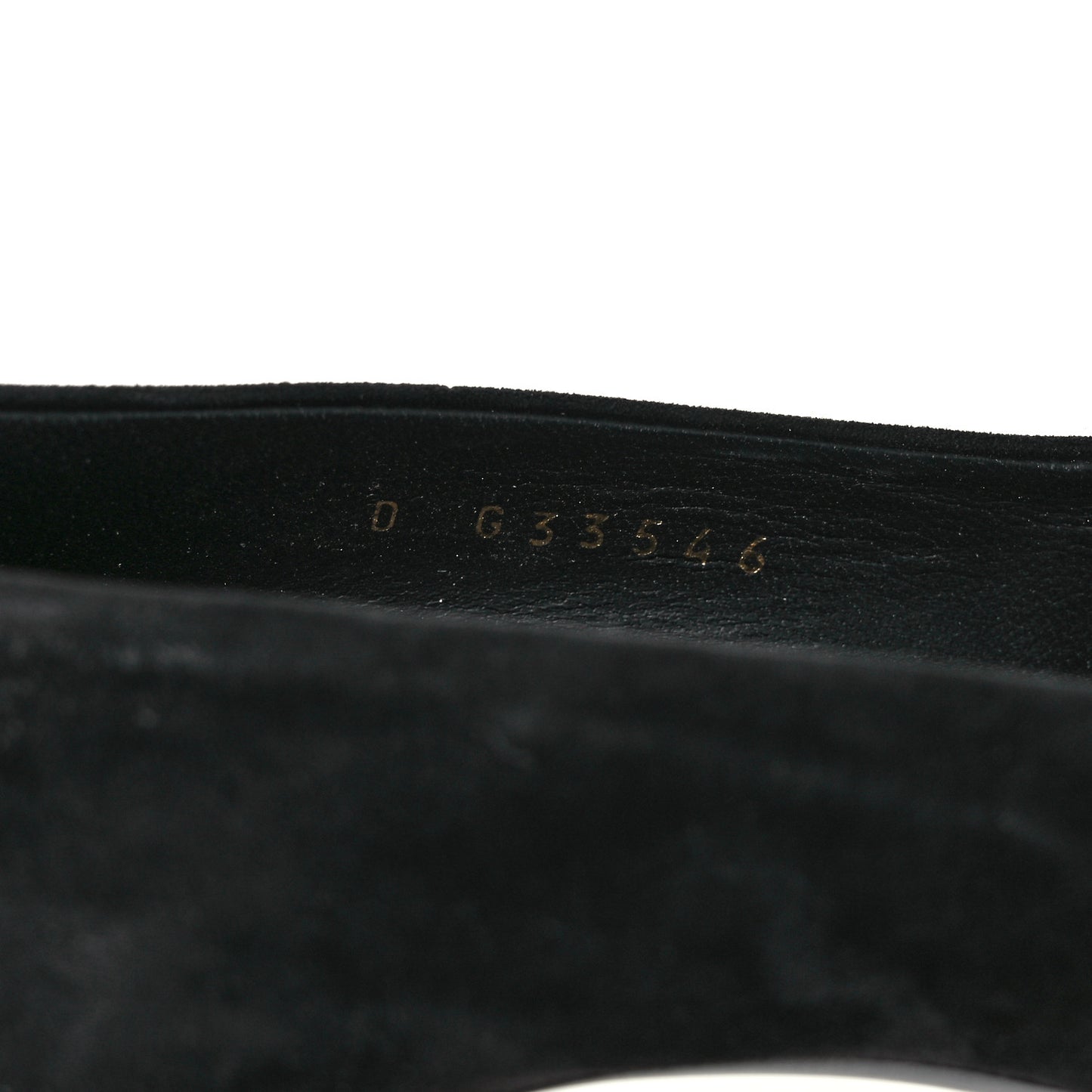 Suede Calfskin CC Pump 41 Black