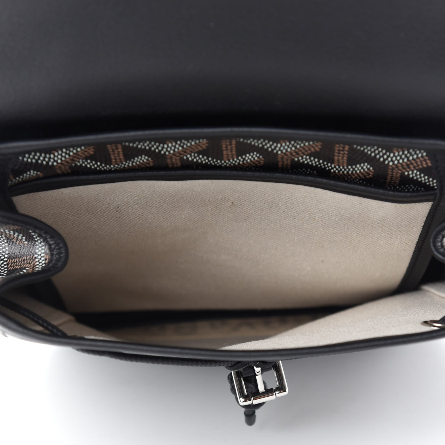 Goyard Goyardine Calfskin Mini Alpin Backpack Black 5 of 9