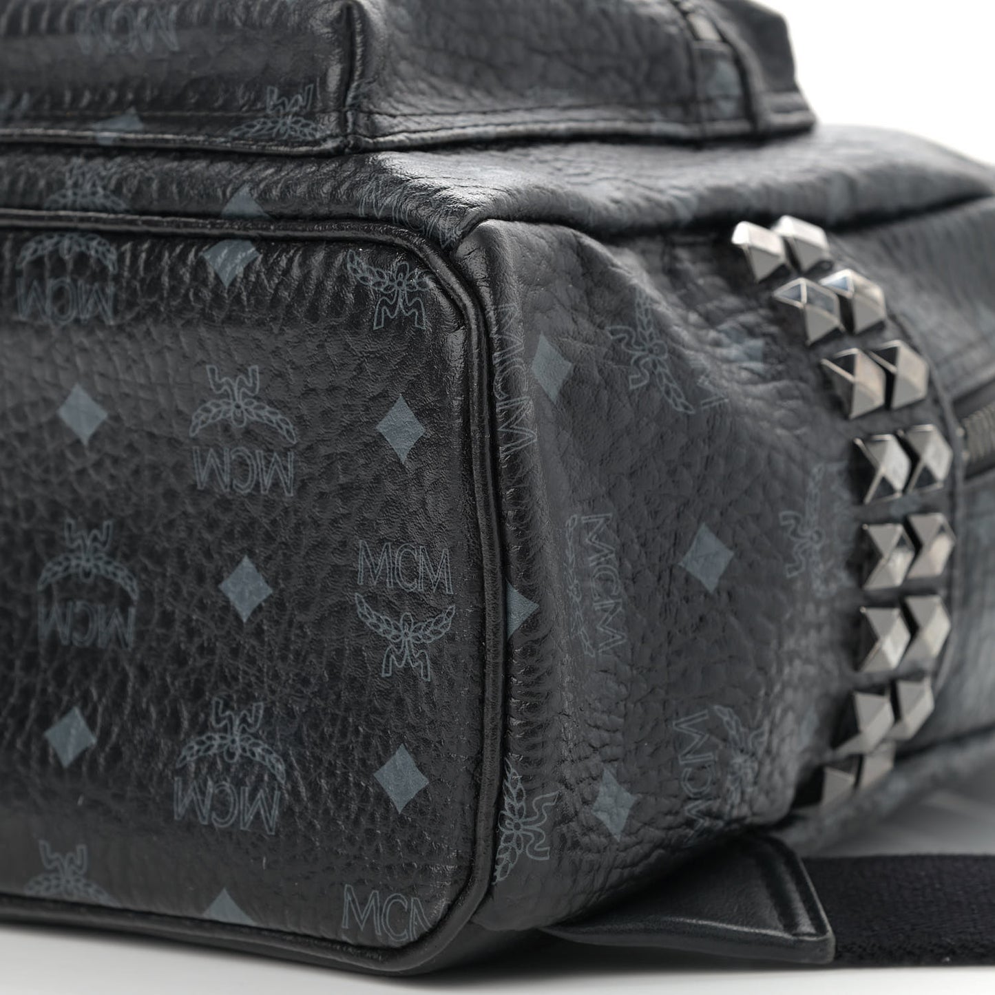 Visetos Small Side Stud Stark Backpack Black