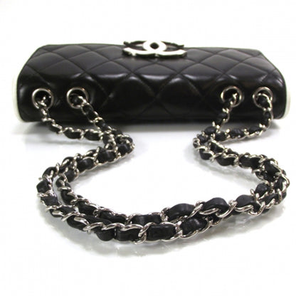 Chanel Lambskin Quilted Flap Black/White 6 of 11
