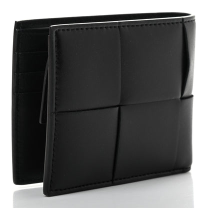Bottega Veneta Calfskin Intrecciato Bi-Fold Wallet Black 3 of 7