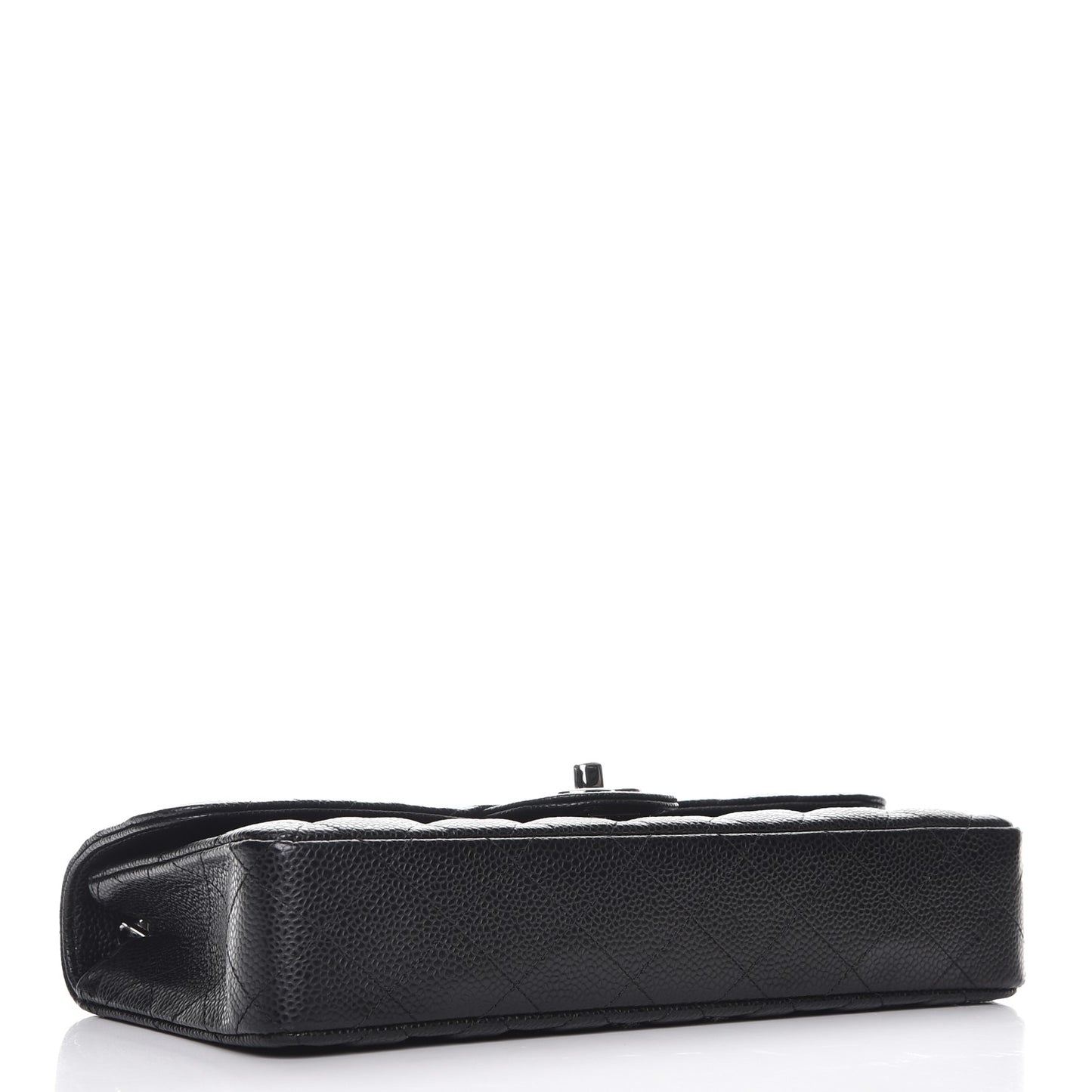 Caviar Quilted East West Flap Black