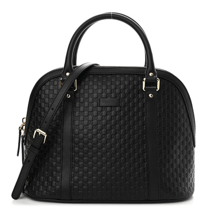 Gucci Microguccissima Medium Dome Bag Black 1 of 10