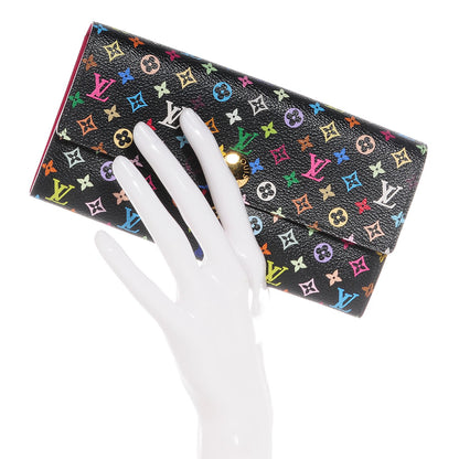 Louis Vuitton Monogram Multicolor Sarah Wallet Black Grenade 2 of 7