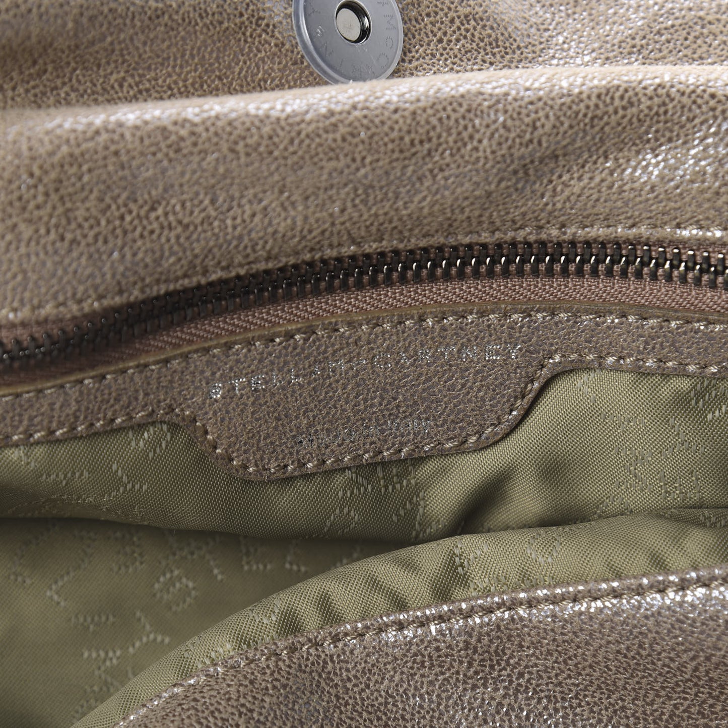 Shaggy Deer Falabella Fold Over Tote Redwood