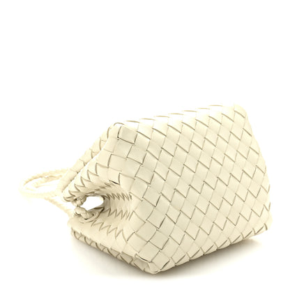 Bottega Veneta Nappa Intrecciato Small Parachute Shoulder Bag Sea Salt 4 of 13