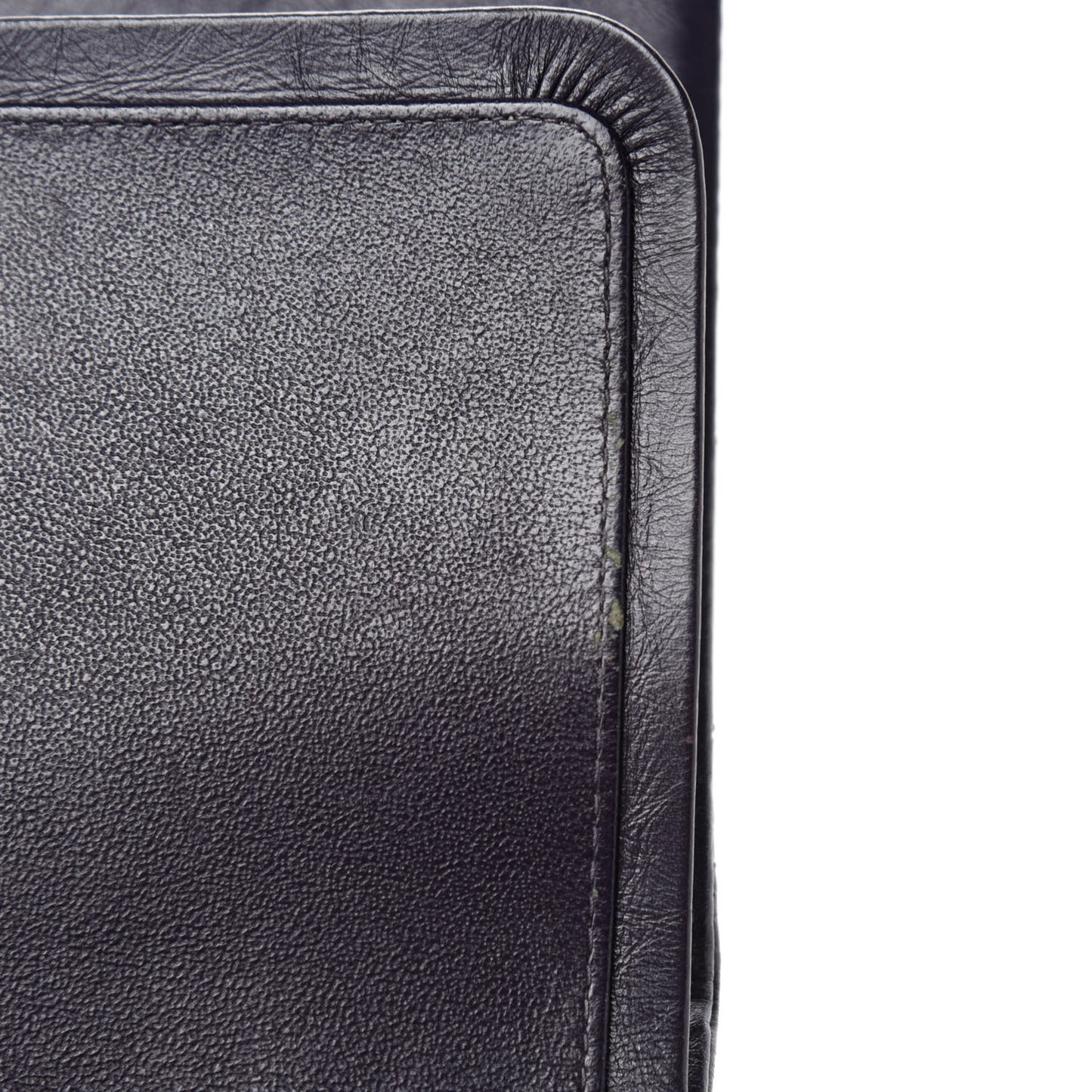 Aged Calfskin Quilted 2.55 Reissue 227 Flap Dark Purple