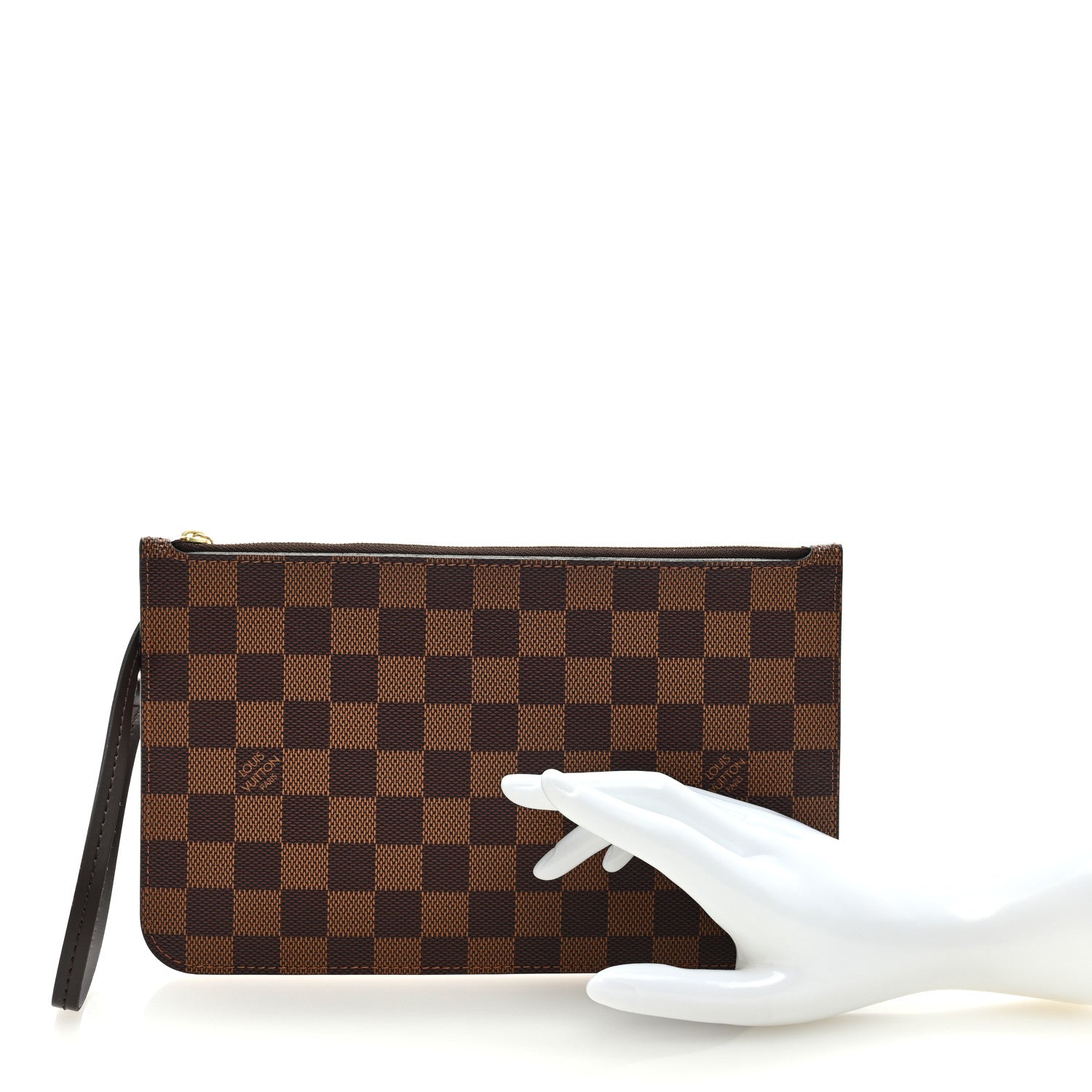 Louis Vuitton Damier Ebene Neverfull MM GM Pochette 2 of 6