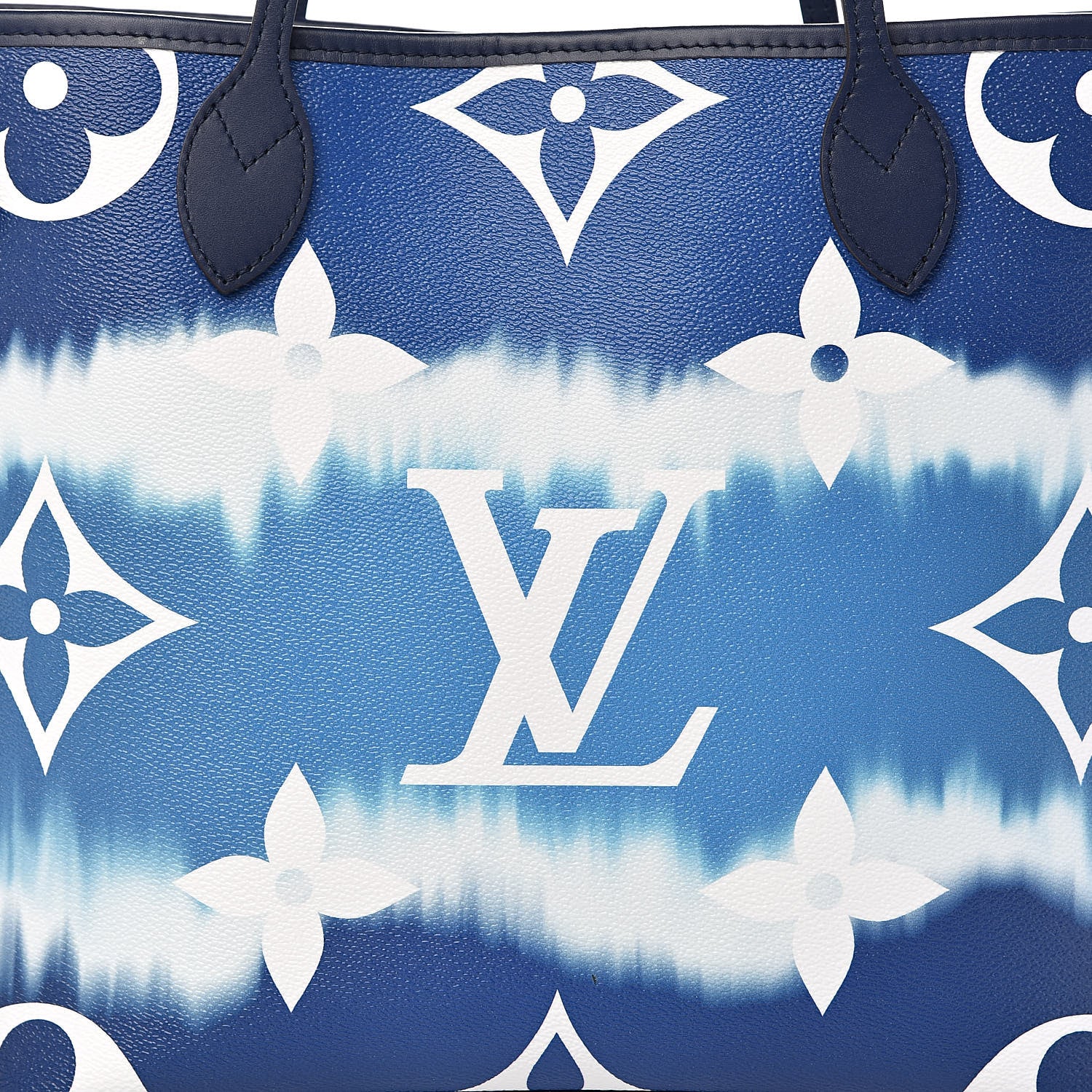 Louis Vuitton Monogram Escale Neverfull MM Blue 10 of 10