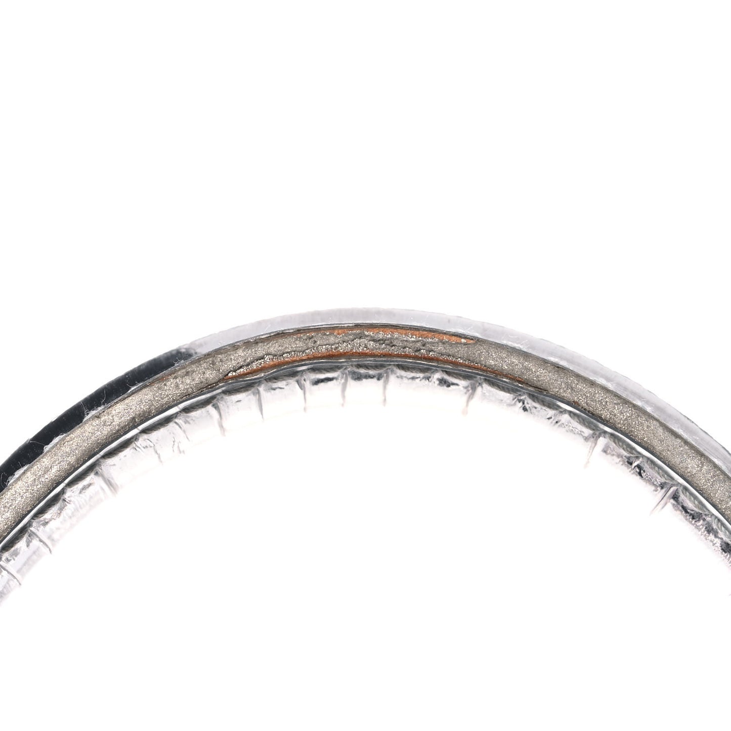 Monogram Miroir Sac Plat Silver