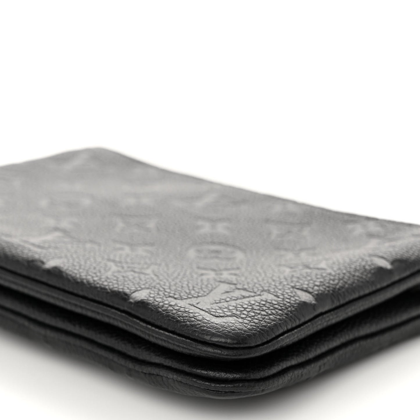 Empreinte Double Zip Pochette Black
