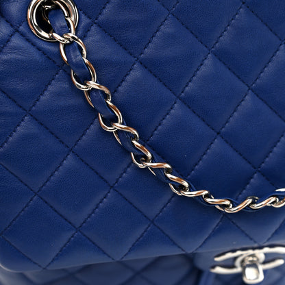 Chanel Lambskin Quilted Large Urban Spirit Backpack Blue 10 of 10