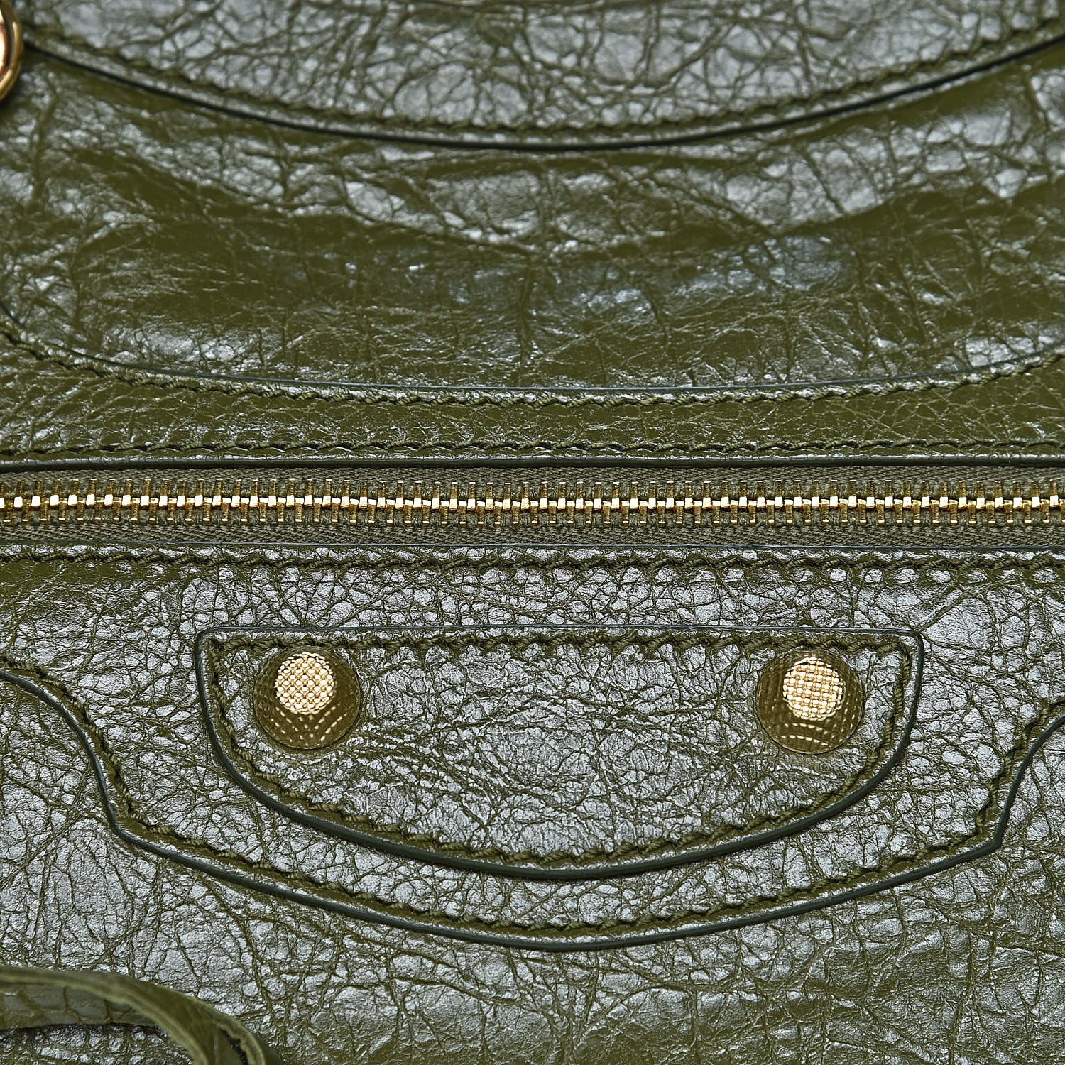 Balenciaga Agneau Giant 12 Gold Hardware City Vert Veronese 10 of 10