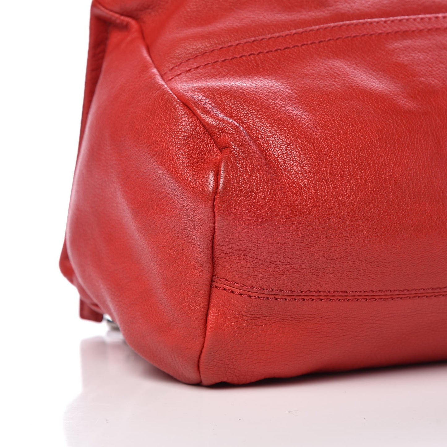 Sugar Goatskin Small Pandora Red