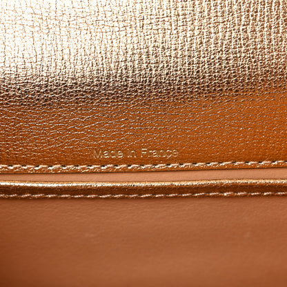 Delvaux Metallic Goatskin Mini Brillant Satchel  Gold 7 of 10