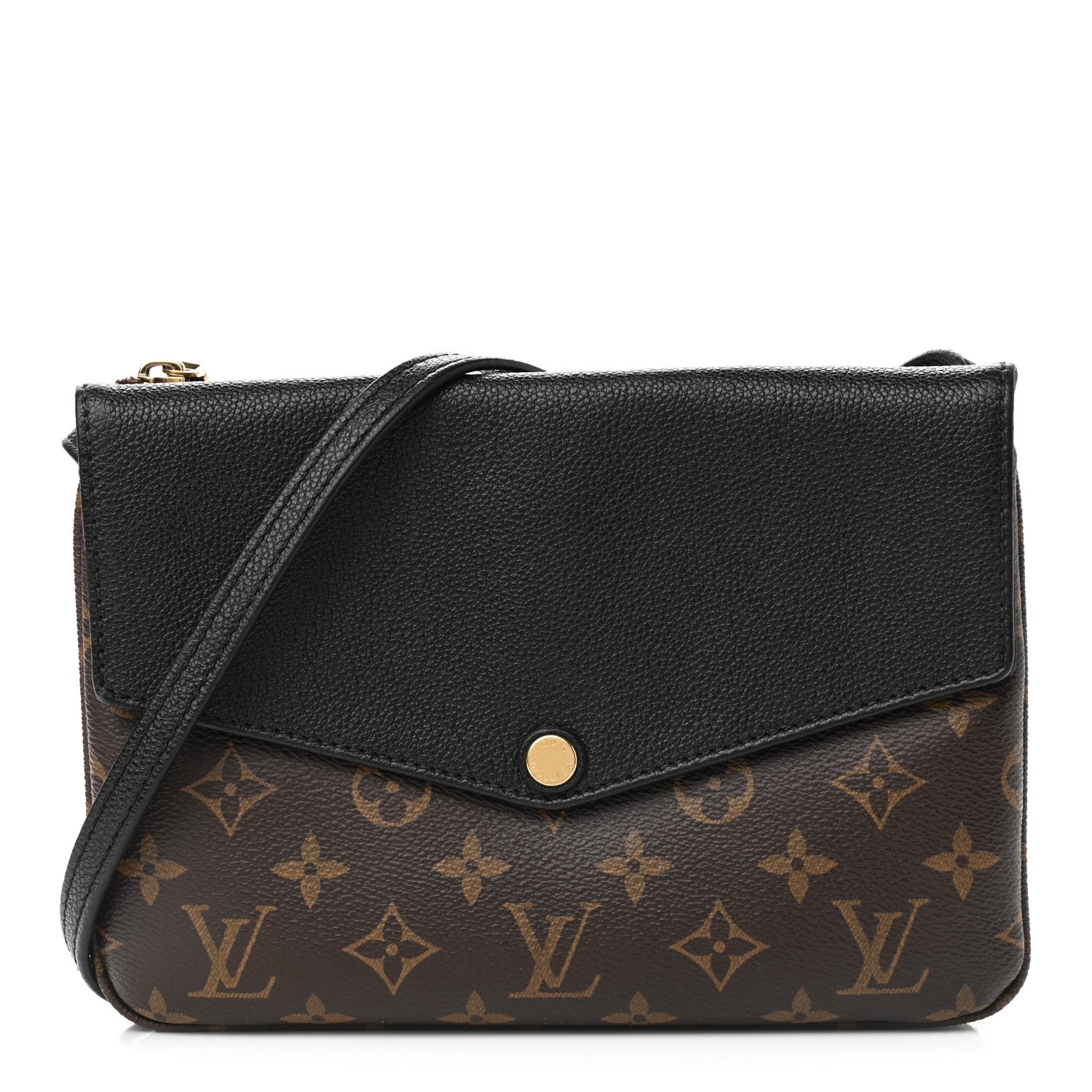 Louis Vuitton Monogram Twice Pochette Black 1 of 15