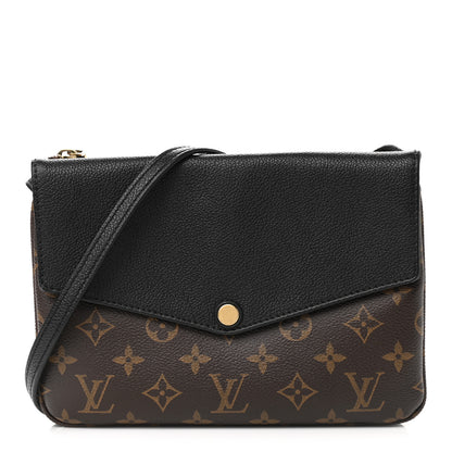 Louis Vuitton Monogram Twice Pochette Black 1 of 15