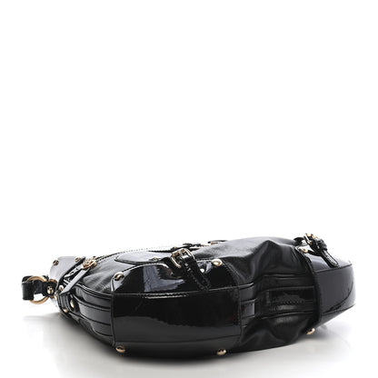 Versace Patent Studded Hobo Black 3 of 8