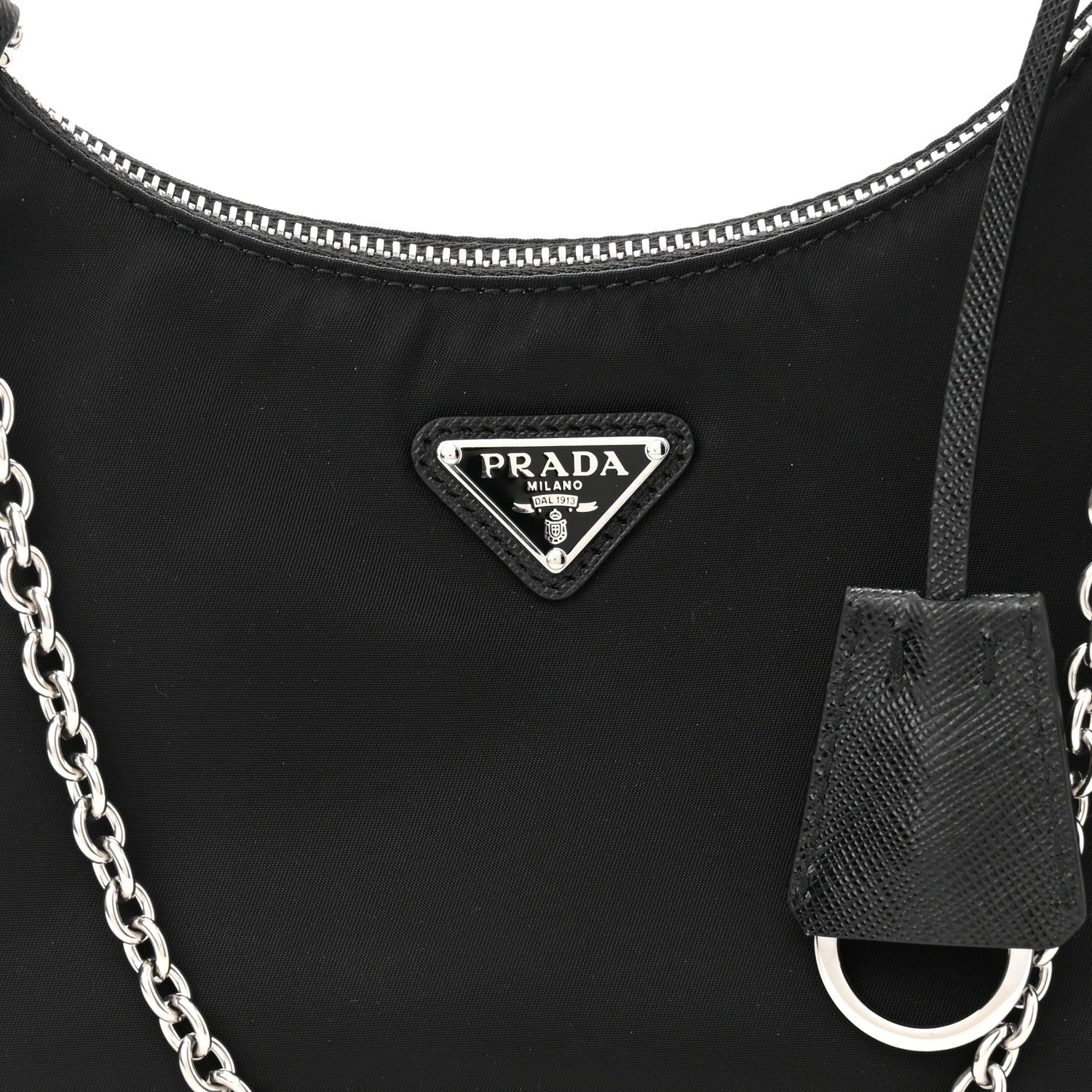 Prada Nylon Re-Edition 2005 Shoulder Bag Black 9 of 11