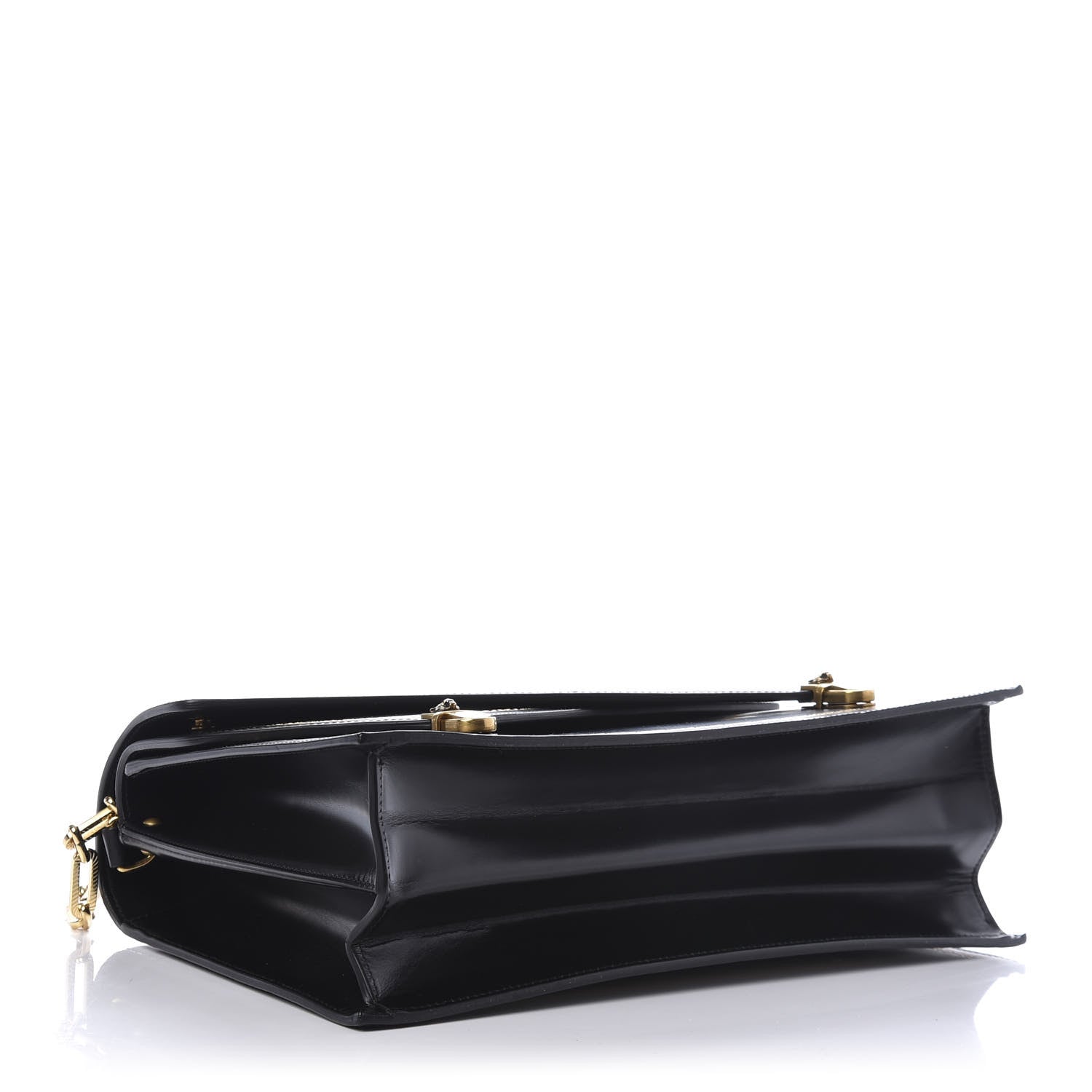 Gucci Smooth Calfskin Medium Ottilia Top Handle Bag Black 3 of 11
