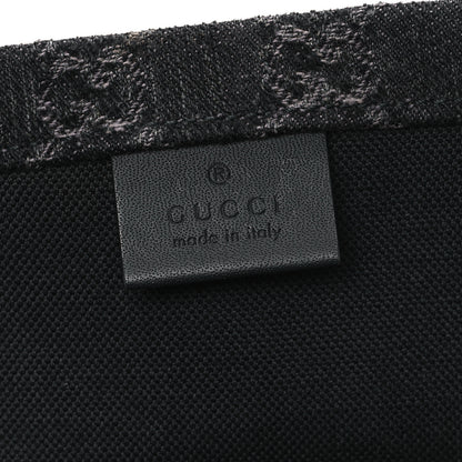 Gucci Denim Ophidia GG Monogram Large Tote Black Grey 7 of 13