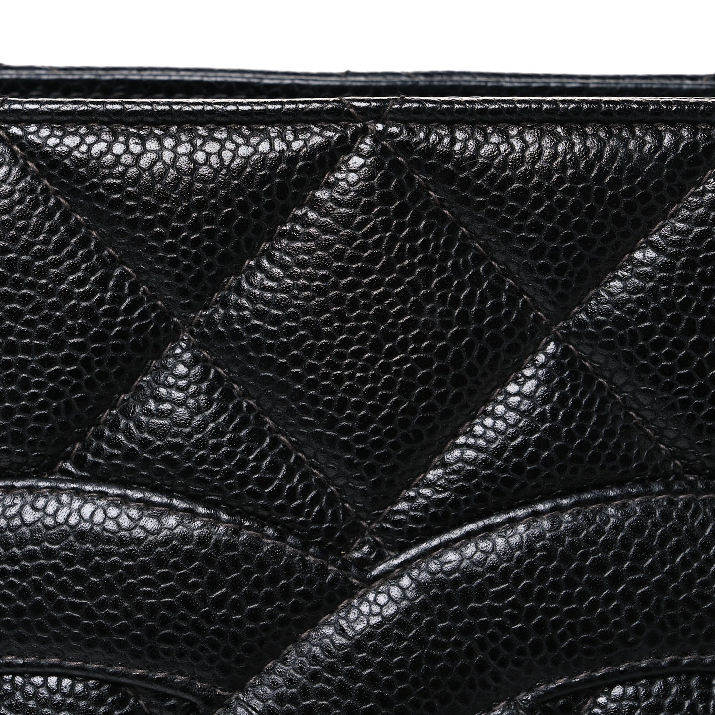 Caviar Quilted Medallion Tote Black