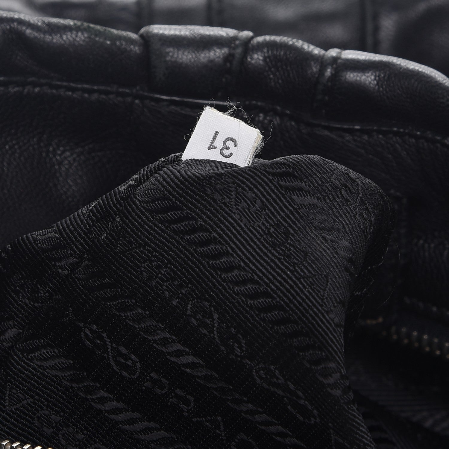Prada Nappa Mordore Stripes Bag Nero Black 8 of 13