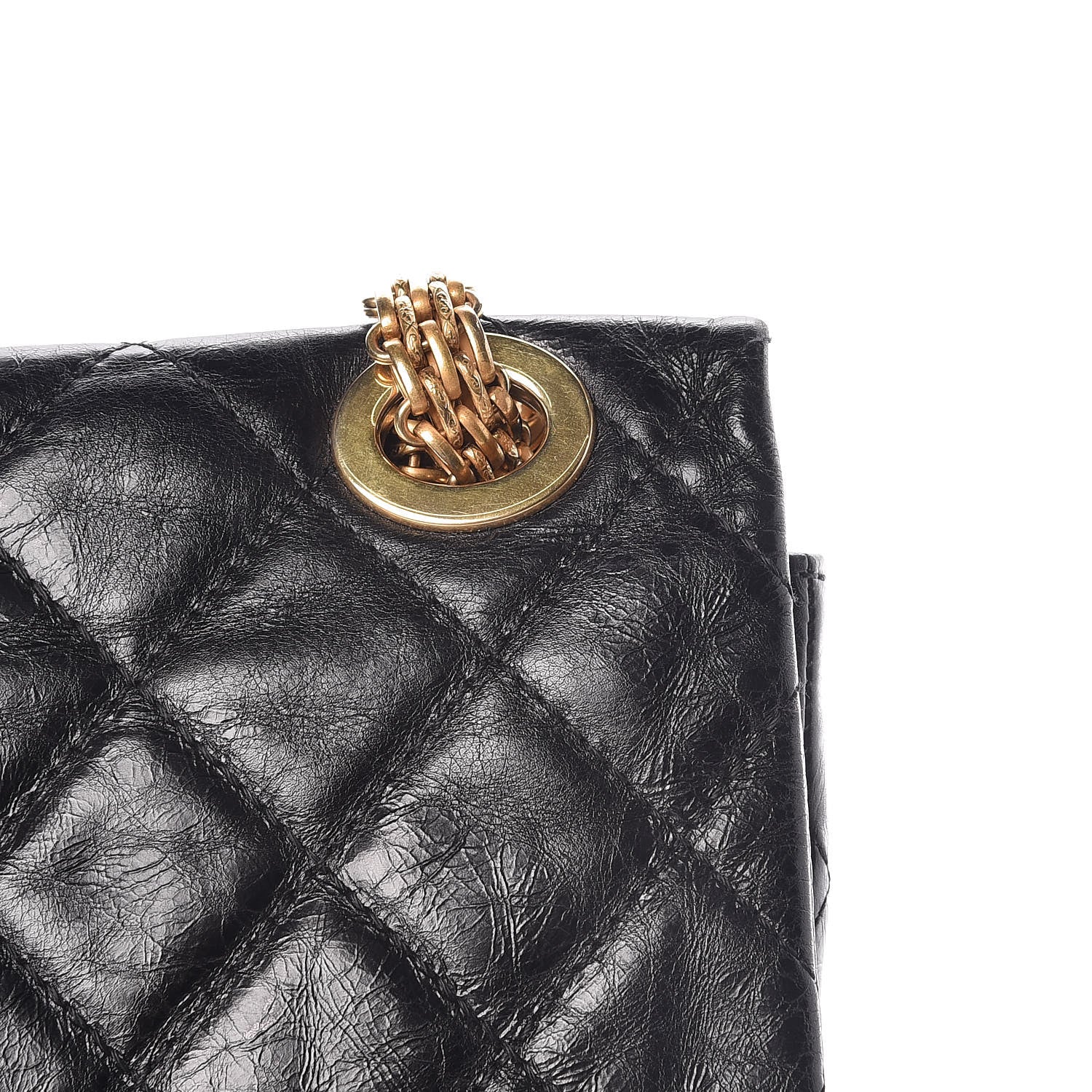 Chanel Aged Calfskin Quilted 2.55 Reissue 228 Flap Black 12 of 17