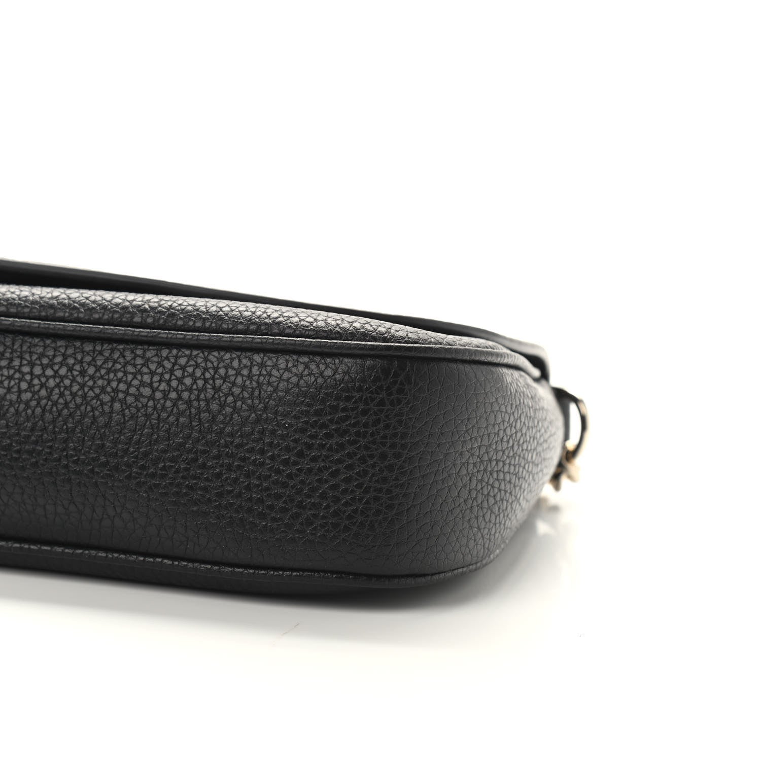 Gucci Pebbled Calfskin Medium Soho Flap Crossbody Black 9 of 9