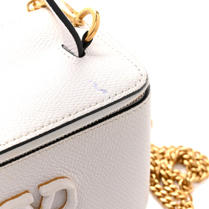 Valentino Garavani Grained Calfskin VSling Vanity Case White 10 of 12