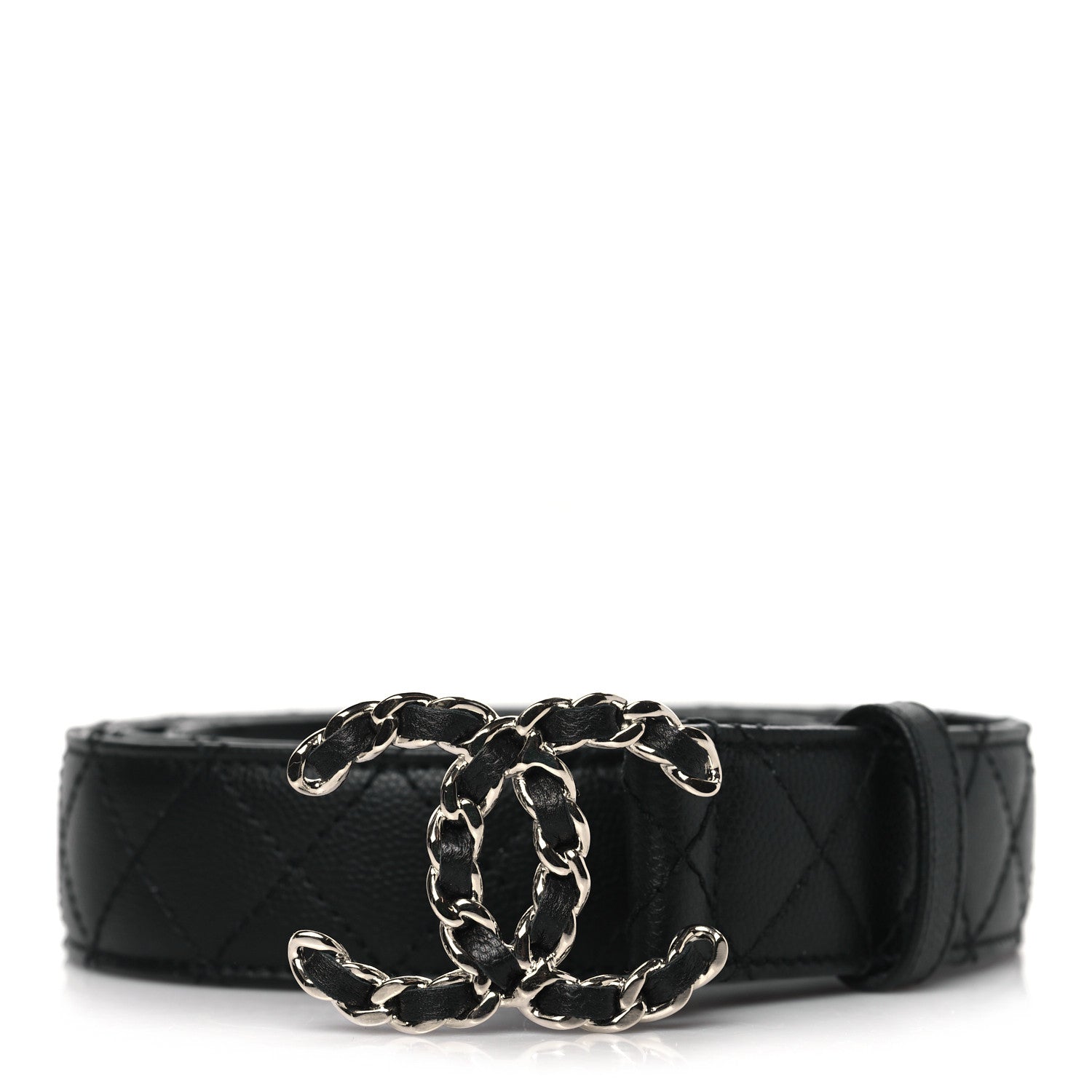 Chanel Caviar Quilted CC Chain Belt 95 38 Black 1 of 7