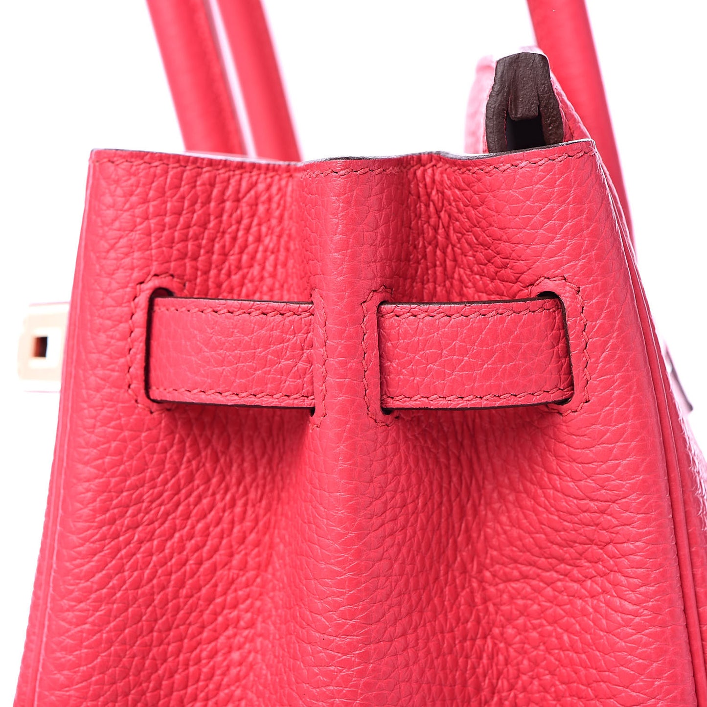 Taurillon Clemence Birkin 30 Rose Extreme