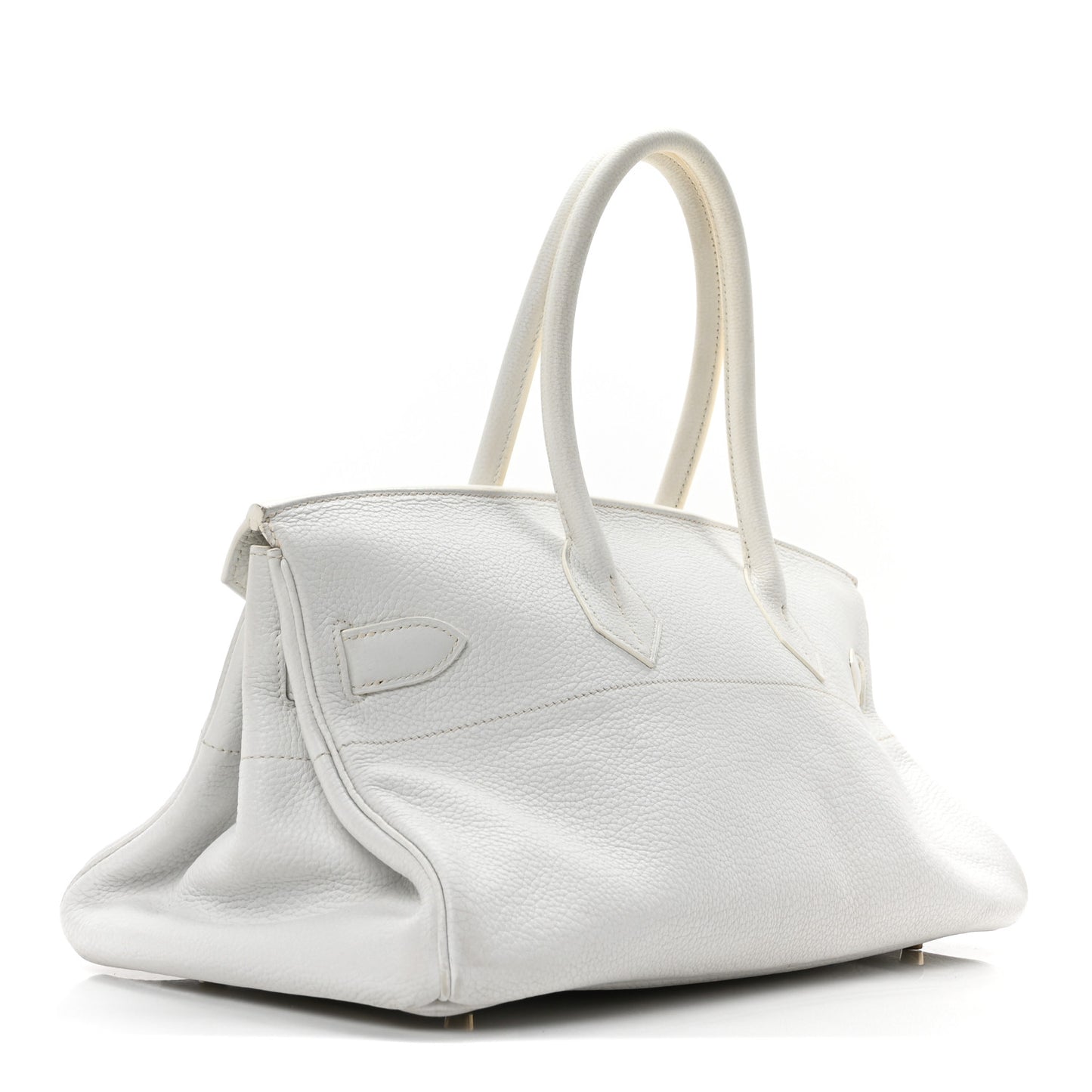 Taurillon Clemence JPG Birkin 42 White