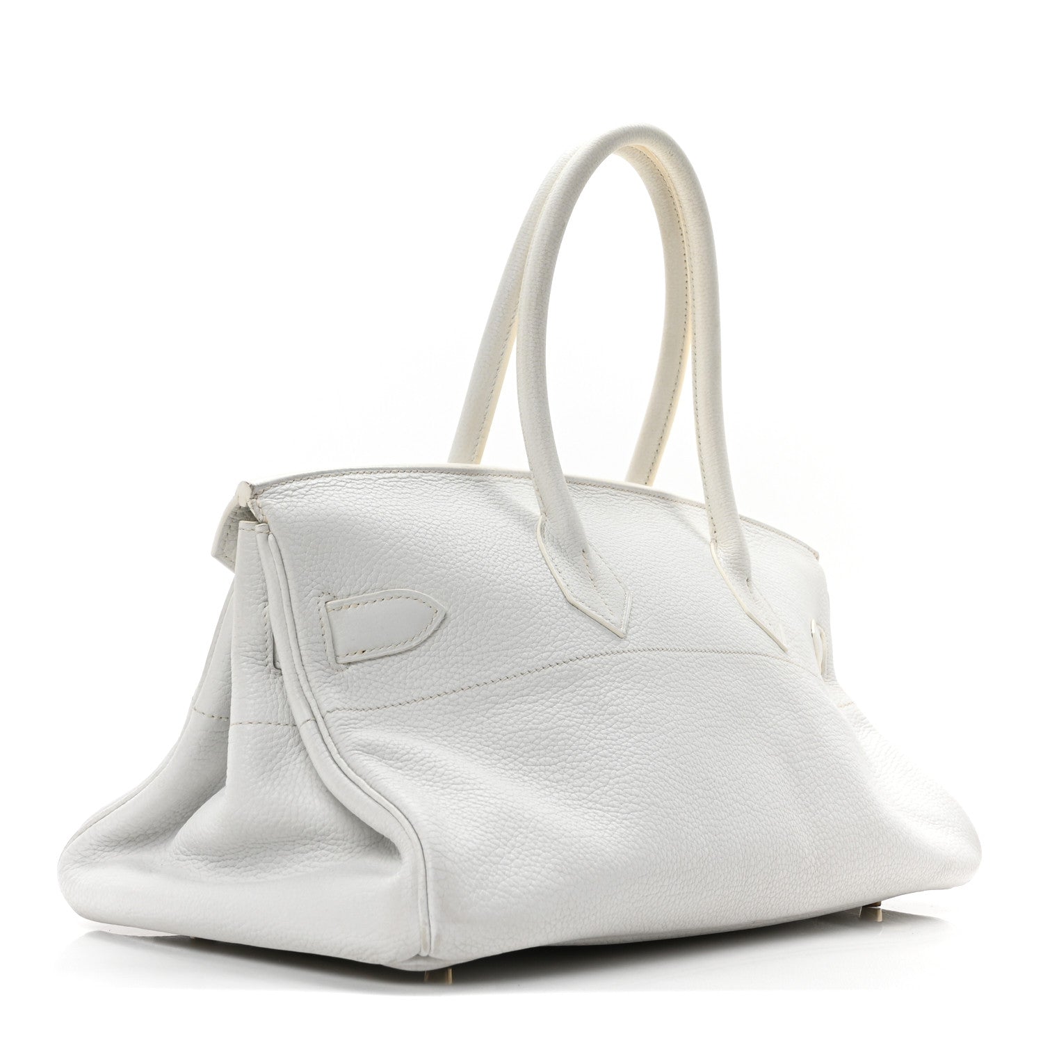 Hermes Taurillon Clemence JPG Birkin 42 White 2 of 9