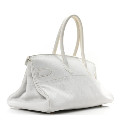 Hermes Taurillon Clemence JPG Birkin 42 White 2 of 9