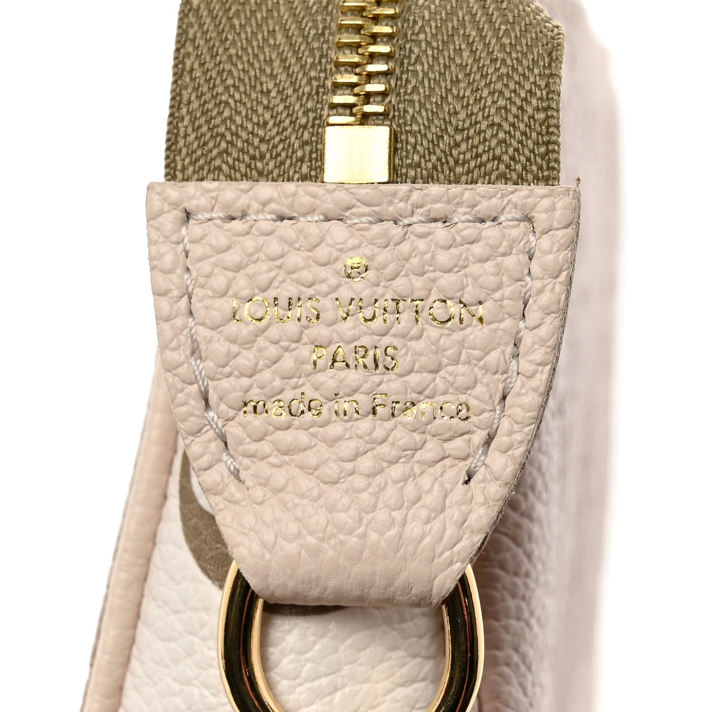 LOUIS VUITTON Empreinte Spring in the City Mini Pochette Accessories Kaki Beige Cream