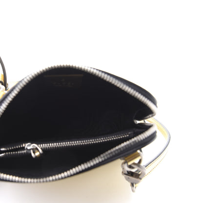 Gucci X SEGA Calfskin GUCCY Stars Mini Dome Shoulder Bag Gold 6 of 13