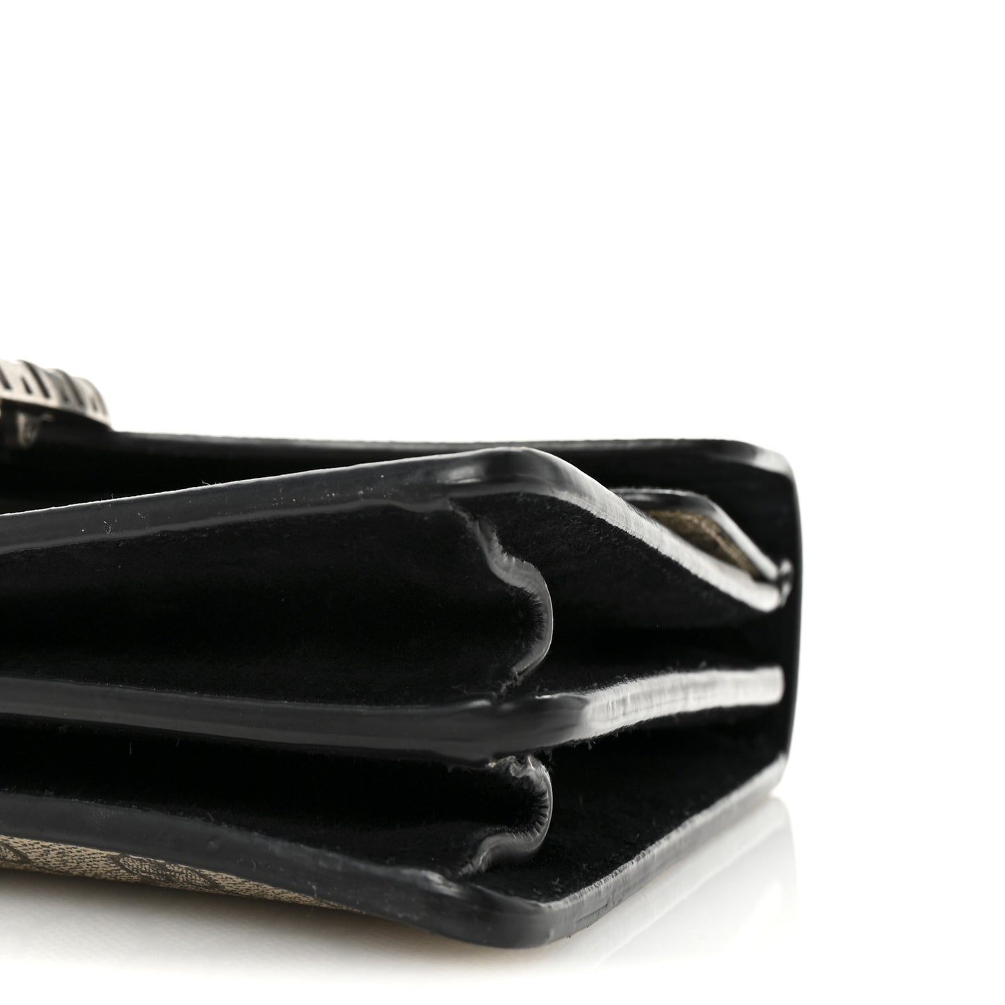 GG Supreme Monogram Small Dionysus Shoulder Bag Black