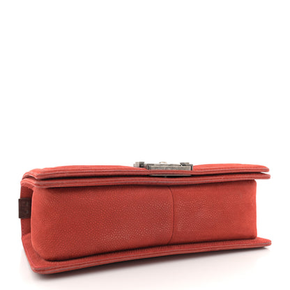 Chanel Iridescent Caviar Quilted Medium Boy Flap Red 4 of 17